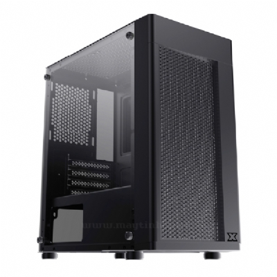 CASE XIGMATEK AERO M-ATX MÀU ĐEN KÍNH CƯỜNG LỰC