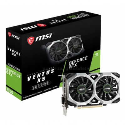 VGA MSI GEFORCE GTX 1650 VENTUS XS 4GB OC GDDR5